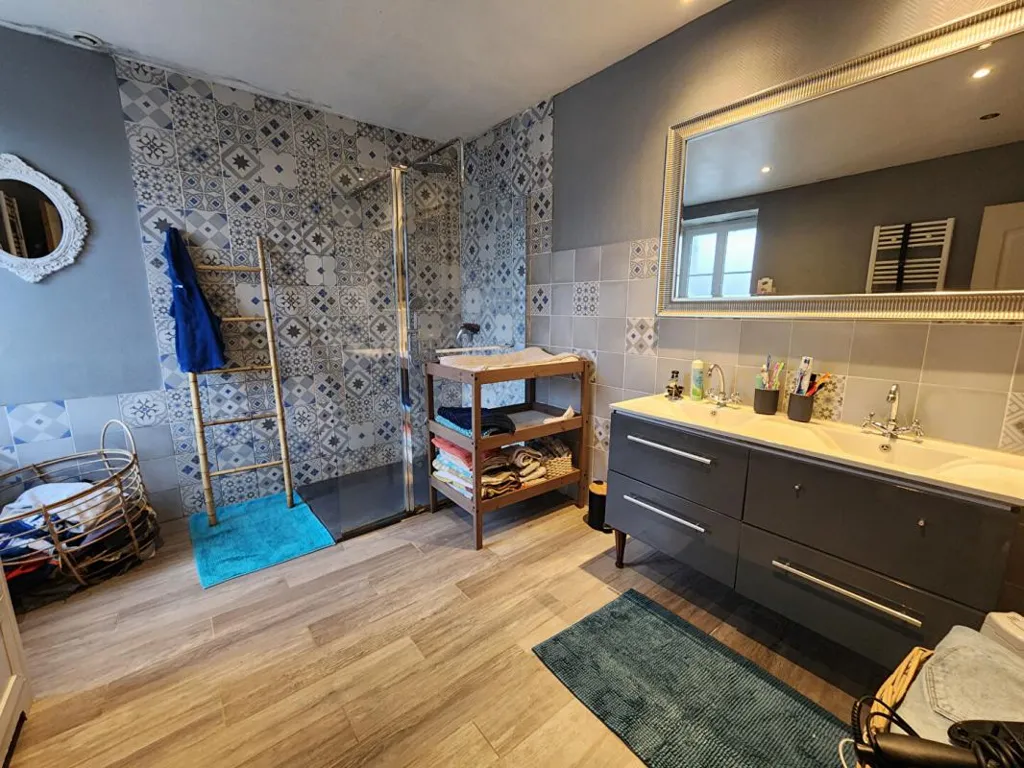 Bathrooms - Renovated Longère with Gîte in Saint Hippolyte