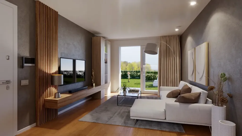Séjour - Modern Apartment with Terrace in Teolo