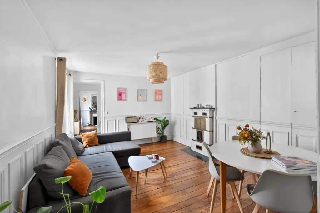 Séjour - Appartement 5 pièces à Paris 9ème
