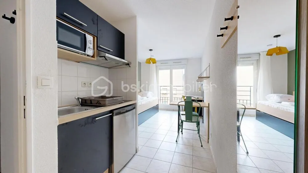 Cuisine - Studio Meublé avec Gestion Locative à Limoges