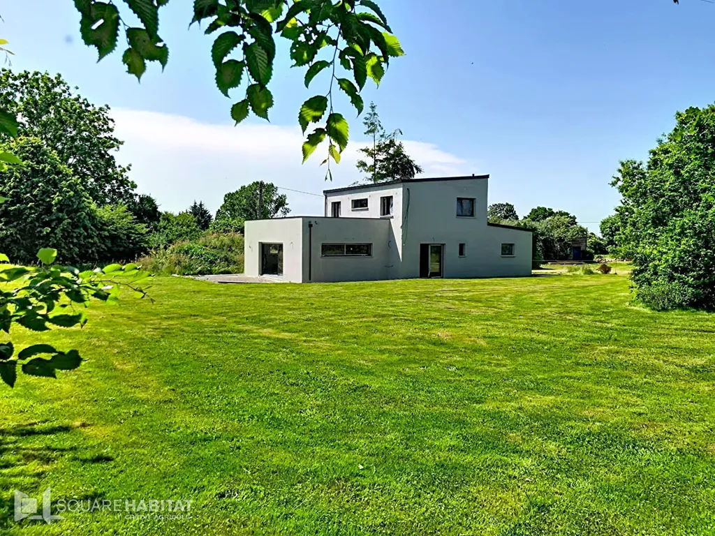 Extérieur - Maison Contemporaine avec Jardin à Plélo
