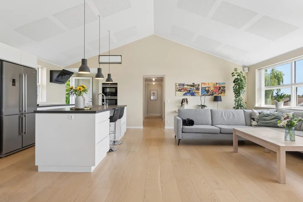 Köök - Renovated Villa with City View in Vejby