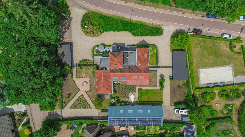 Aerial - Renovated Former Dairy with Natura 2000 Proximity