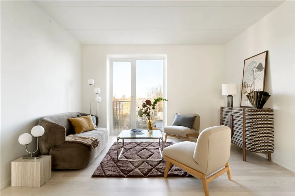 Elutuba - 3-Bed Flat with Large Windows in Copenhagen Ø