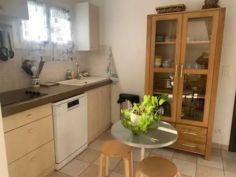 Köök - Villa Flat with Garden, 30m from Beach, Abbartello