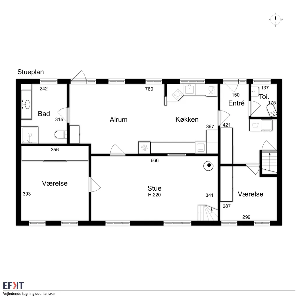 Plan - 1910 Villa with Garden in Lemvig