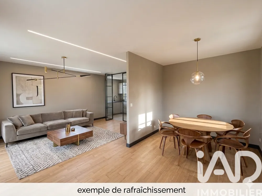 Séjour - Appartement 3 Pièces avec Balcon à Châteauroux