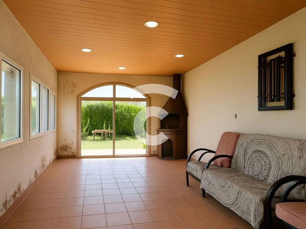 Terrass - House with Pool and Terrace in Sant Agustí de Lluçanès