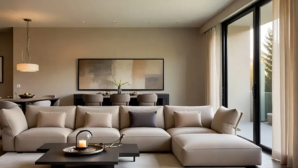 Living Room - Two-Level Apartment with Garden in Montebelluna