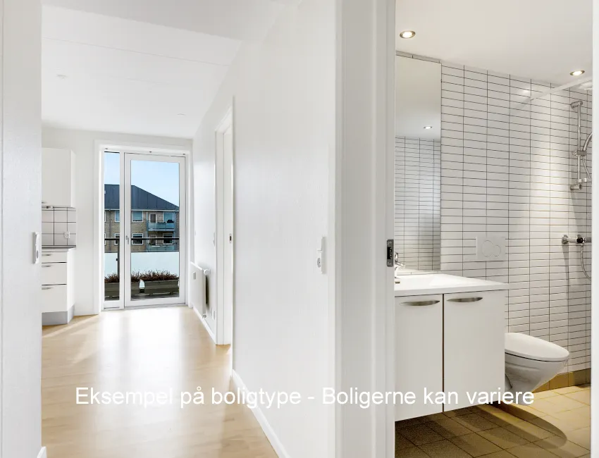 Entrée - Modernised Flat with Green Spaces in Aalborg