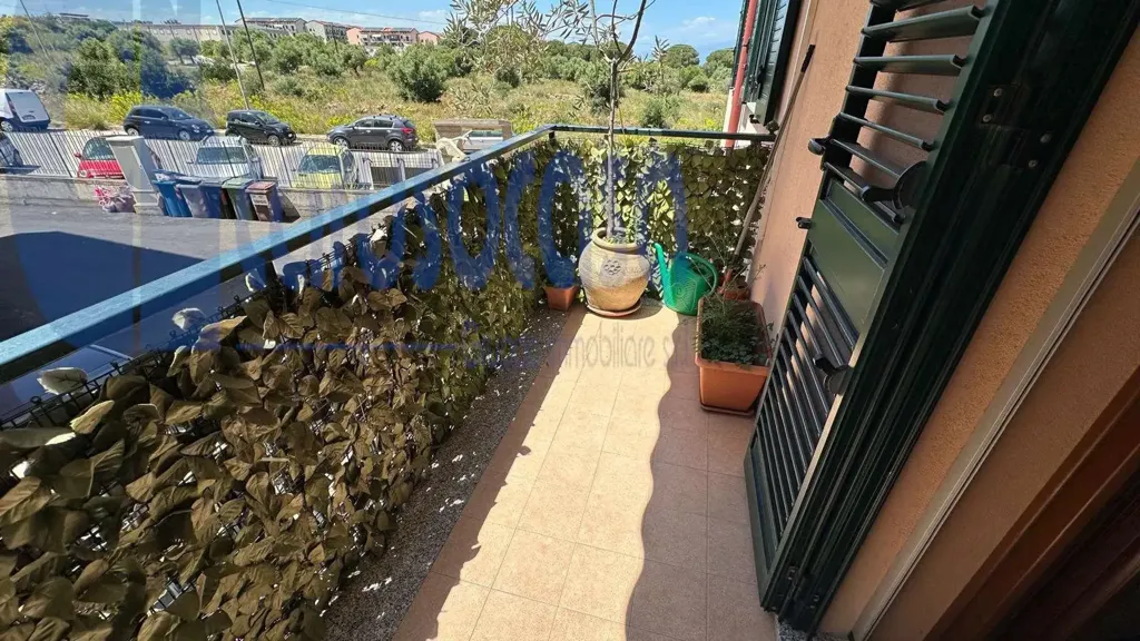 Balcon - Apartment with Sea and Volcano View in Augusta