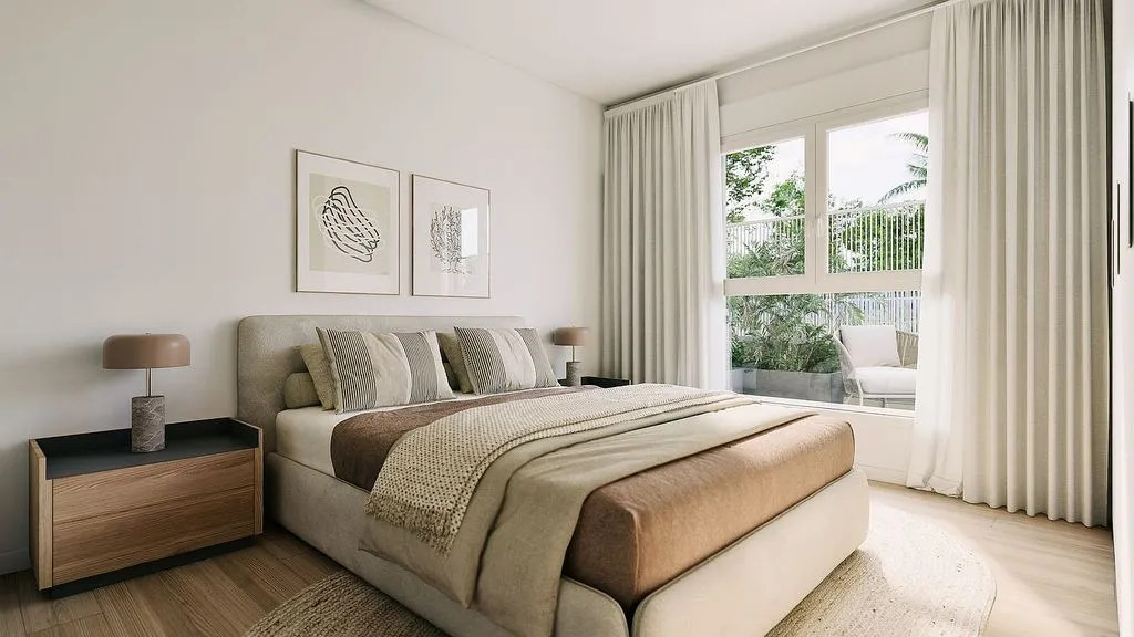 Bedrooms - New Flat with Pool in Sagunto