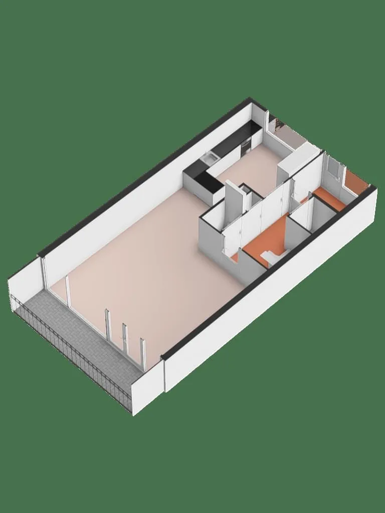 Planimetria - Maisonnette with Sea View in Scheveningen