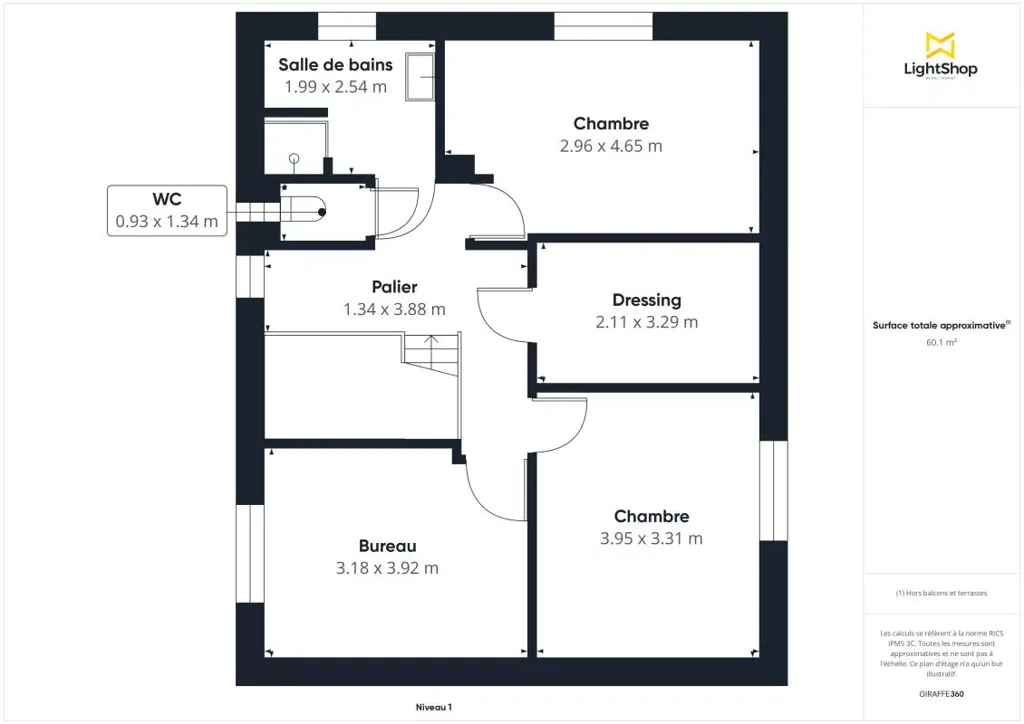Floor Plan - Family House with Pool in Mérignac