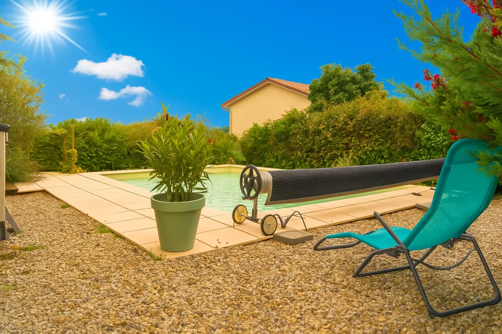 Piscine - Maison de Plain-Pied avec Piscine à Pierre Louve