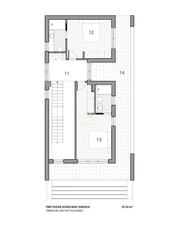 Plan - New Build Villa with Pool in Finestrat