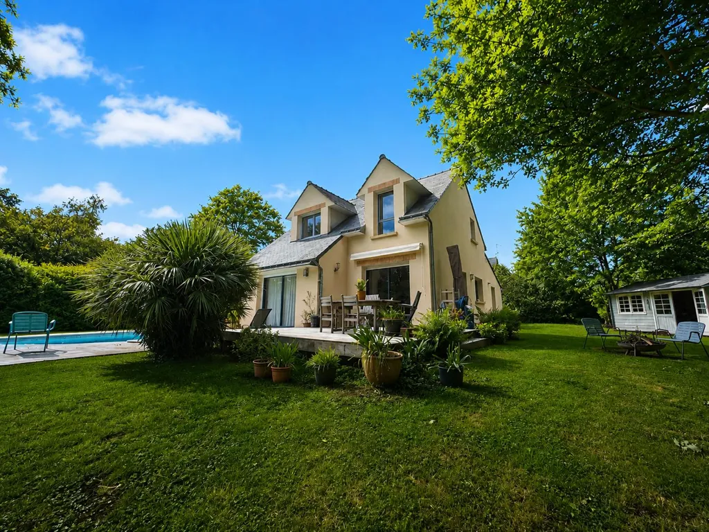 Extérieur - Maison au Calme avec Piscine près de Vannes
