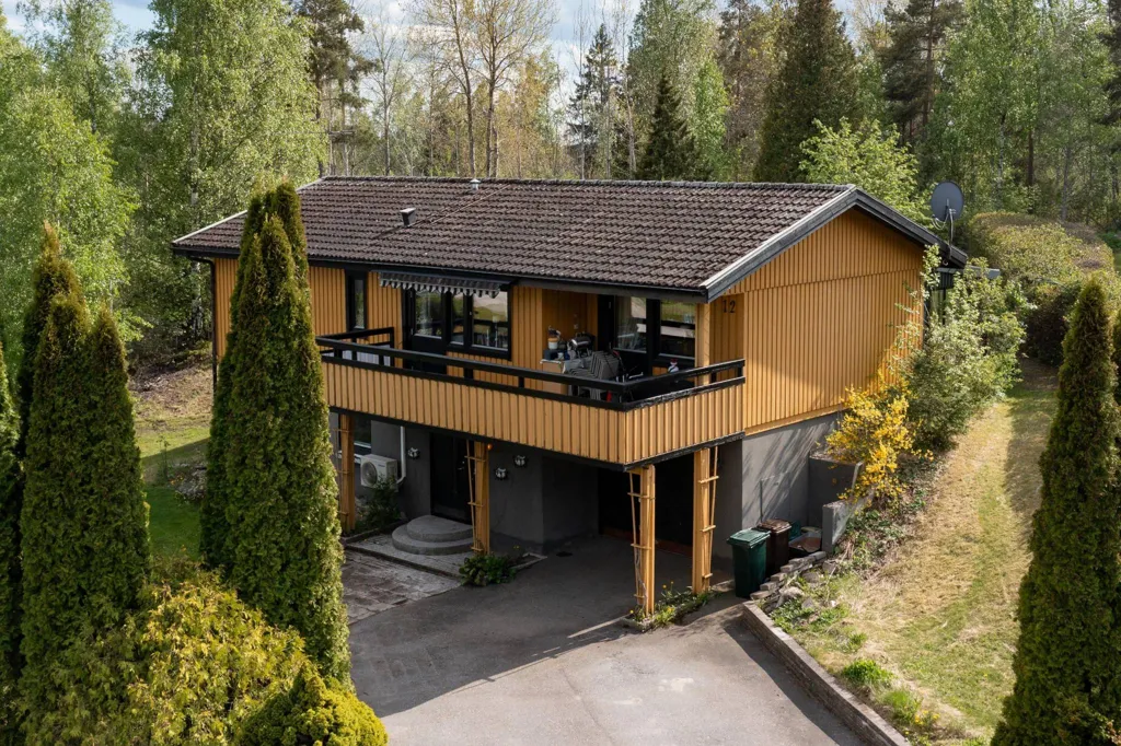 Aerial - Sutteräng Villa with Balcony in Västmanland