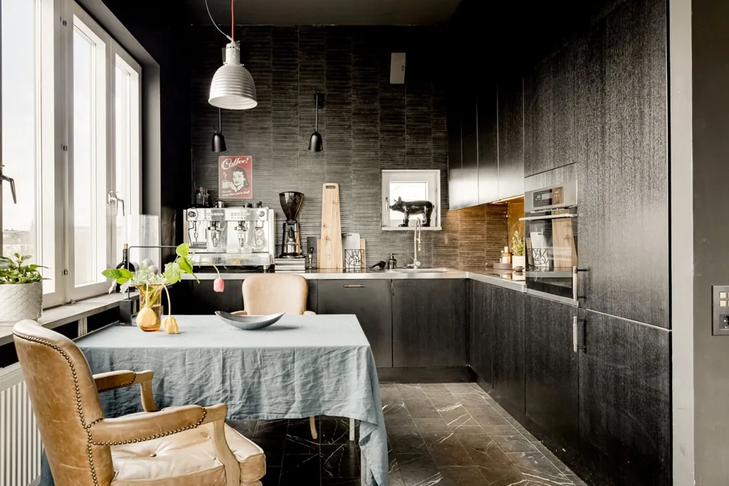 Salle à manger - Modern Two-Bedroom Flat with Dual Terraces in Malmö