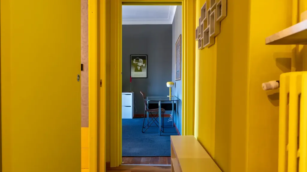 Entrée - Panoramic Apartment with Balcony in Turin