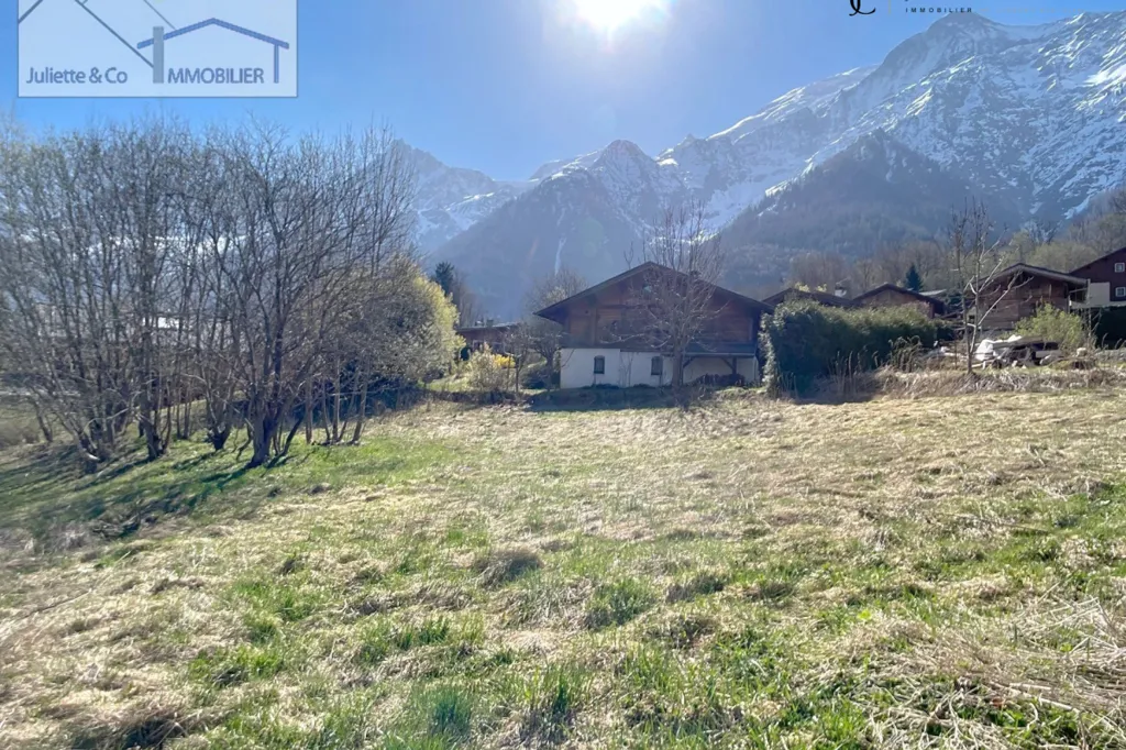 Jardin - Terrain Constructible avec Vue Montagne à Les Houches