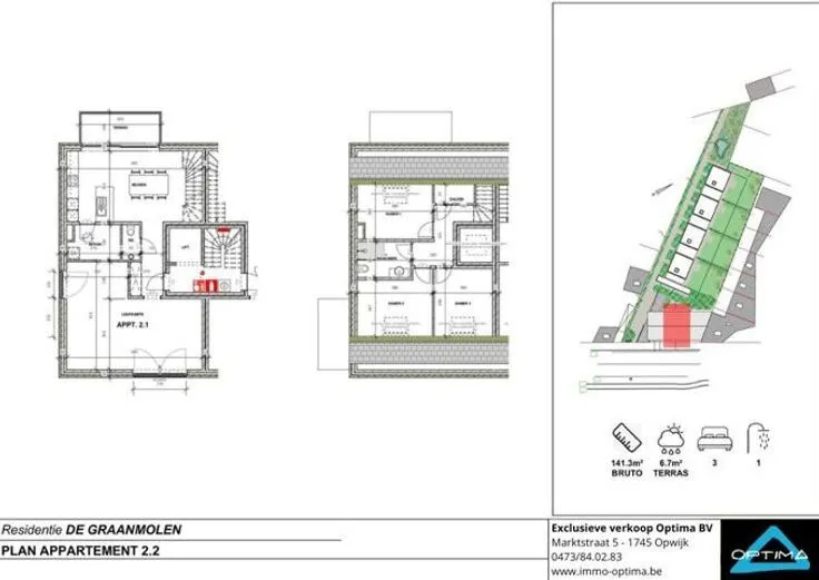 Plaan - New Build Duplex Flat with Terrace in Central Location