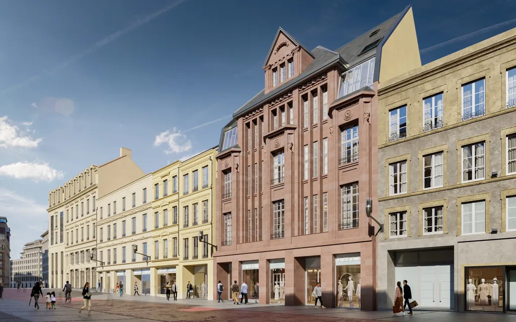 Programme Neuf Mixte avec Façade Historique à Metz