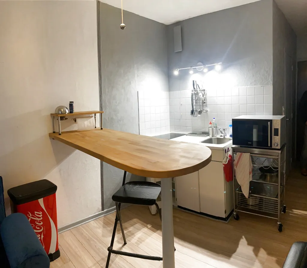 Cuisine - Studio Meublé près du CHU à Clermont-Ferrand