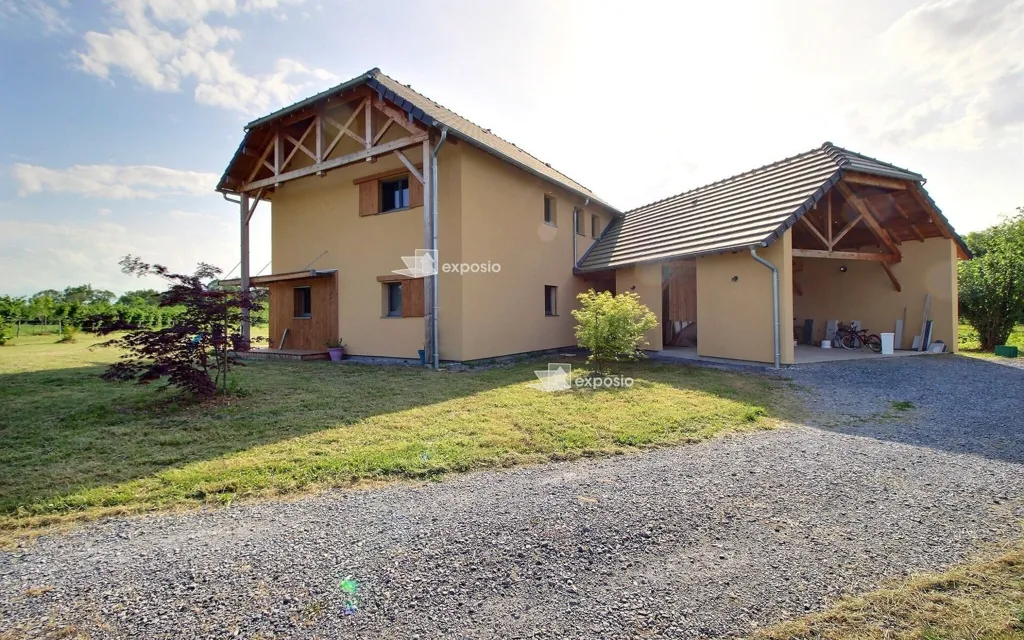 Extérieur - Maison Meublée avec Vue Pyrénées à Andoins