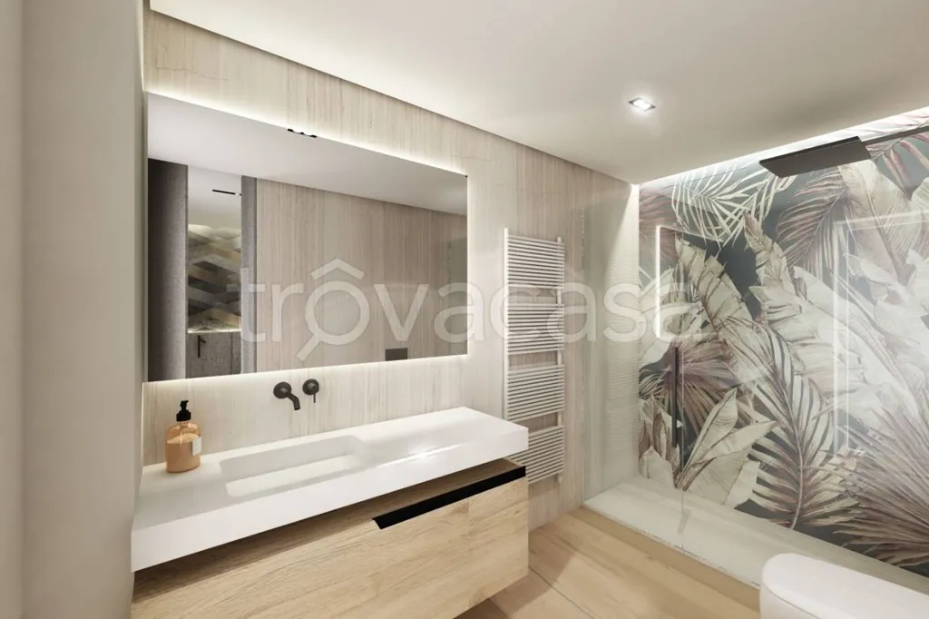 Salles de bain - Modern Apartment with Balcony in Cuneo