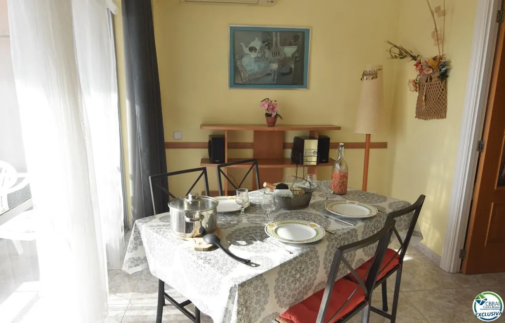 Salle à manger - 1-Bed Apartment with Pool in Santa Margarita