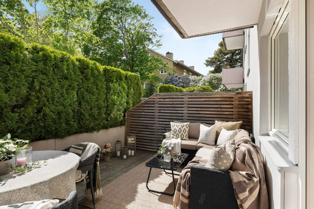 Terrasse - Bright Two-Bedroom Flat with Large Terrace in Stockholm