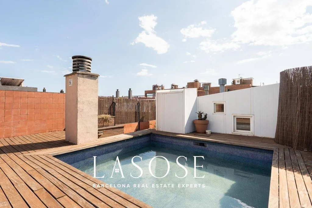 Pool - Duplex Penthouse with Pool in Tres Torres, Barcelona