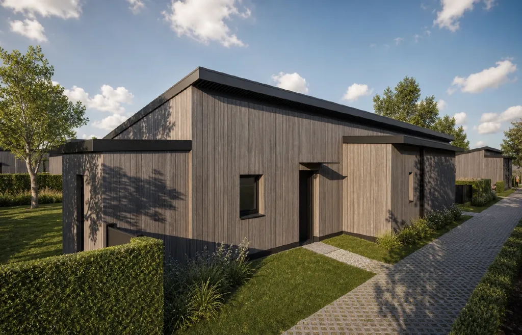 Contemporary Ecohouses in Bletterans