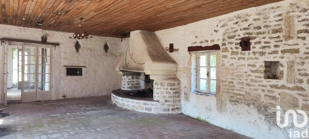 Séjour - Grange Traditionnelle à Rénover à Azac