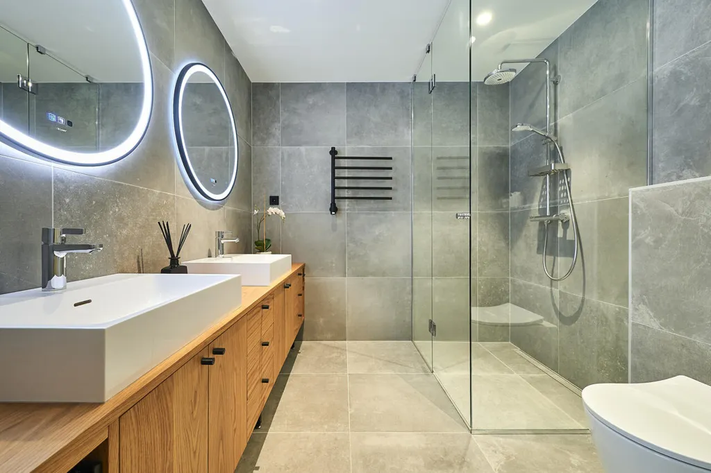 Salles de bain - Penthouse with South-Facing Balcony in North Tallinn