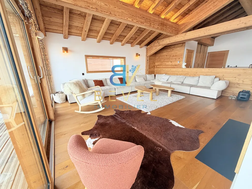 Soggiorno - Contemporary Chalet with Panoramic View in La Toussuire