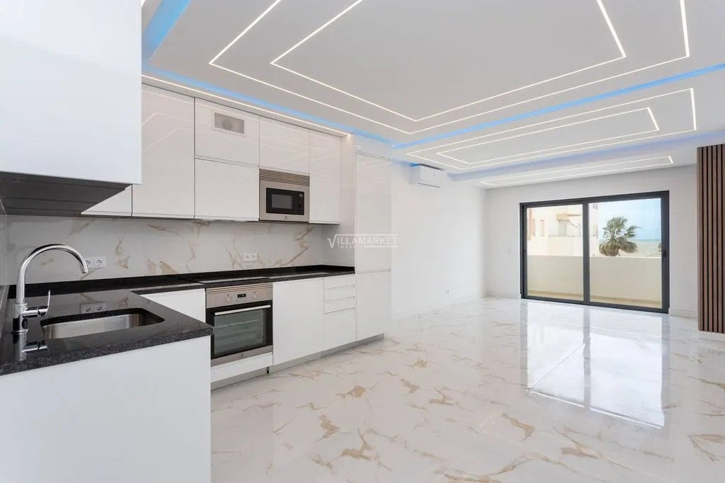 Köök - Refurbished Sea View Flat in Quarteira