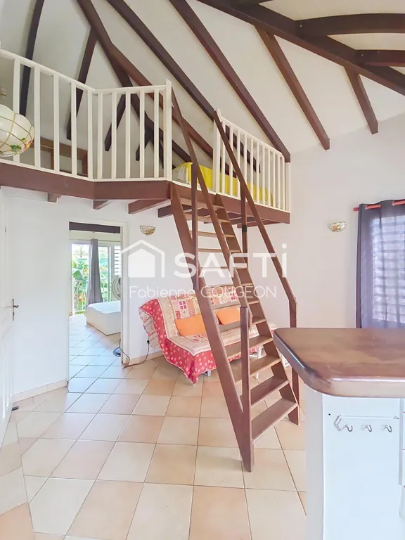 Attic Apartment with Terrace in Les Trois-Îlets