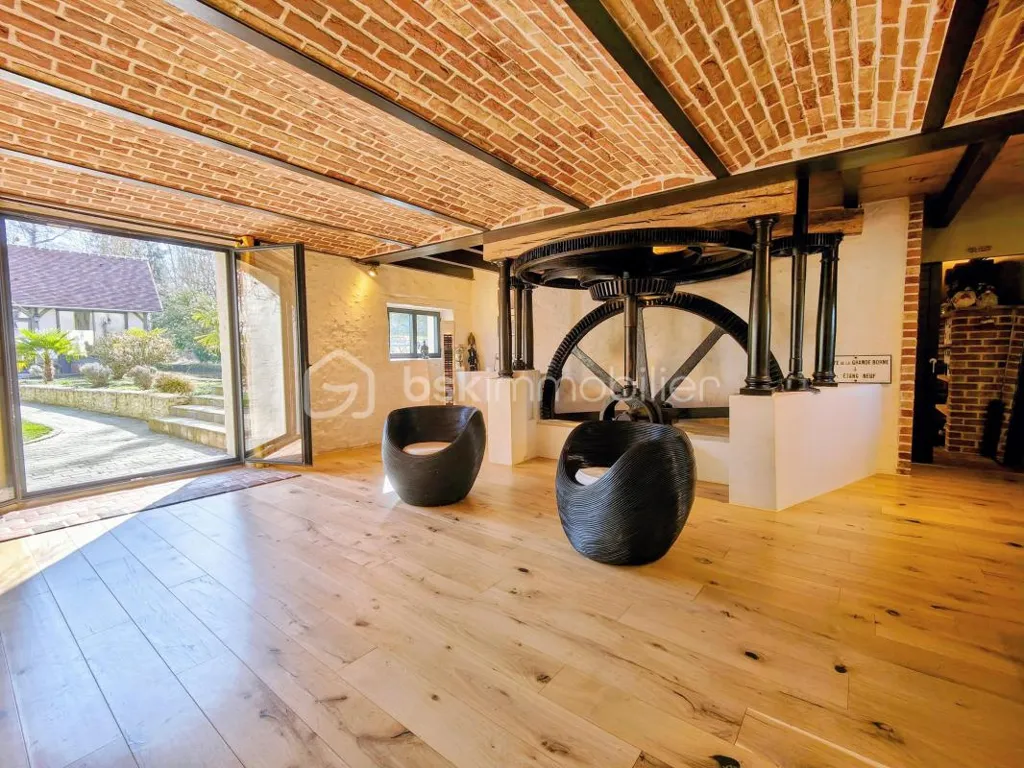 Séjour - Moulin Rénové avec Parc à Houdan