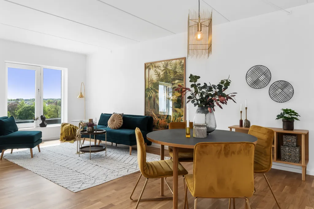 Séjour - Apartment with Central Location in Odense