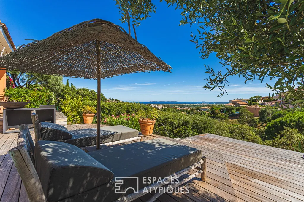 Terrass - Villa with Sea View and Pool in Hyères