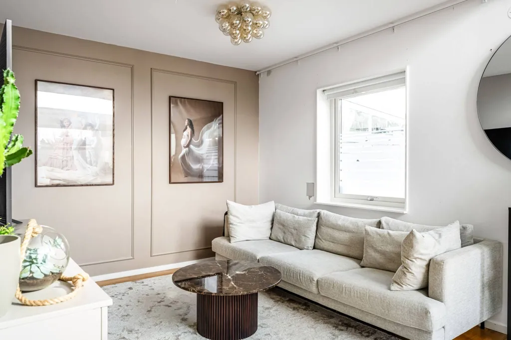 Soggiorno - Two-Storey Apartment with Panoramic Views in Glömsta