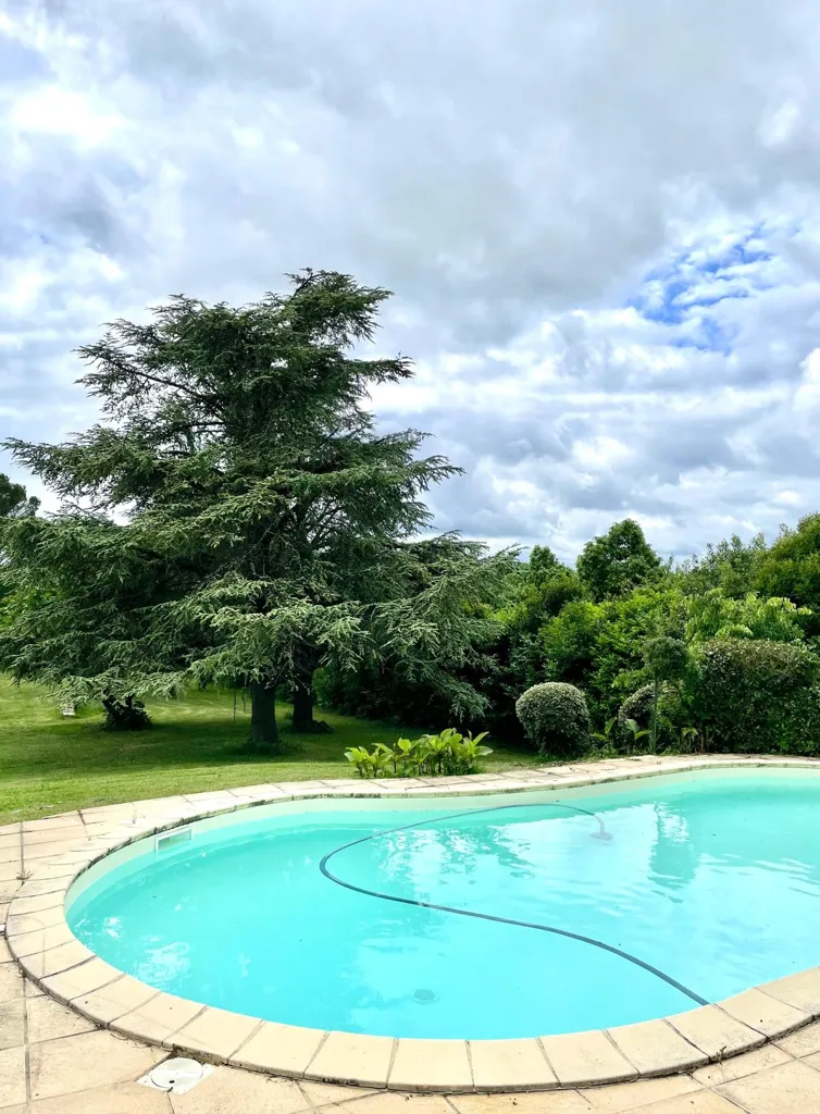 Piscina - Rustic Stone House with Pool near Auch