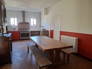Cucina - Rustic House with Pool in Castillonnès