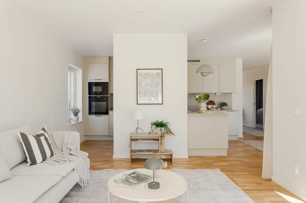 Living Room - Modern Flat with Private Terrace in Skurup