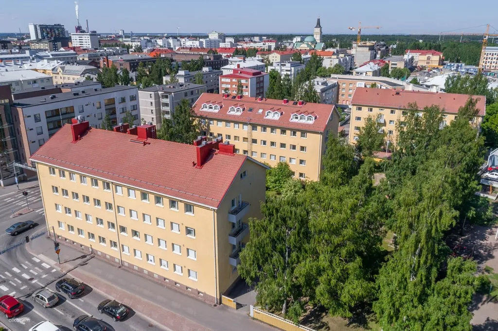 Vue aérienne - Apartment with Balcony in Oulu