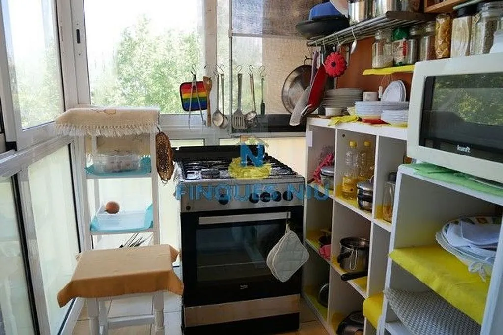 Kitchen - Apartment with Pool in Platja d'Aro