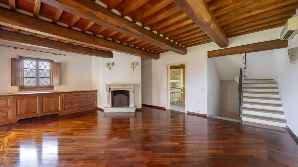 Living Room - Rustic Complex with Garden in Montespertoli