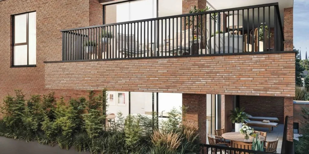 Extérieur - Appartement Énergivore avec Terrasses à Oostakker